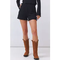 Baìge the Label Baìge the Label Damen vegan Shorts Baramee Schwarz, Schwarz, – Produktbild 1 von 1