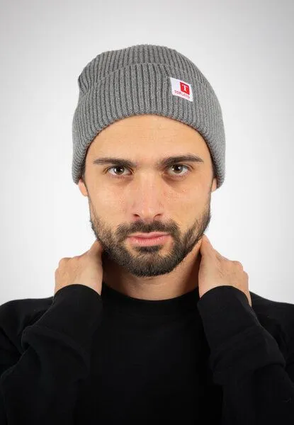 TORLAND TORLAND Beanie FISHERMAN, Grau (mid heather grey), – Produktbild 2 von 3