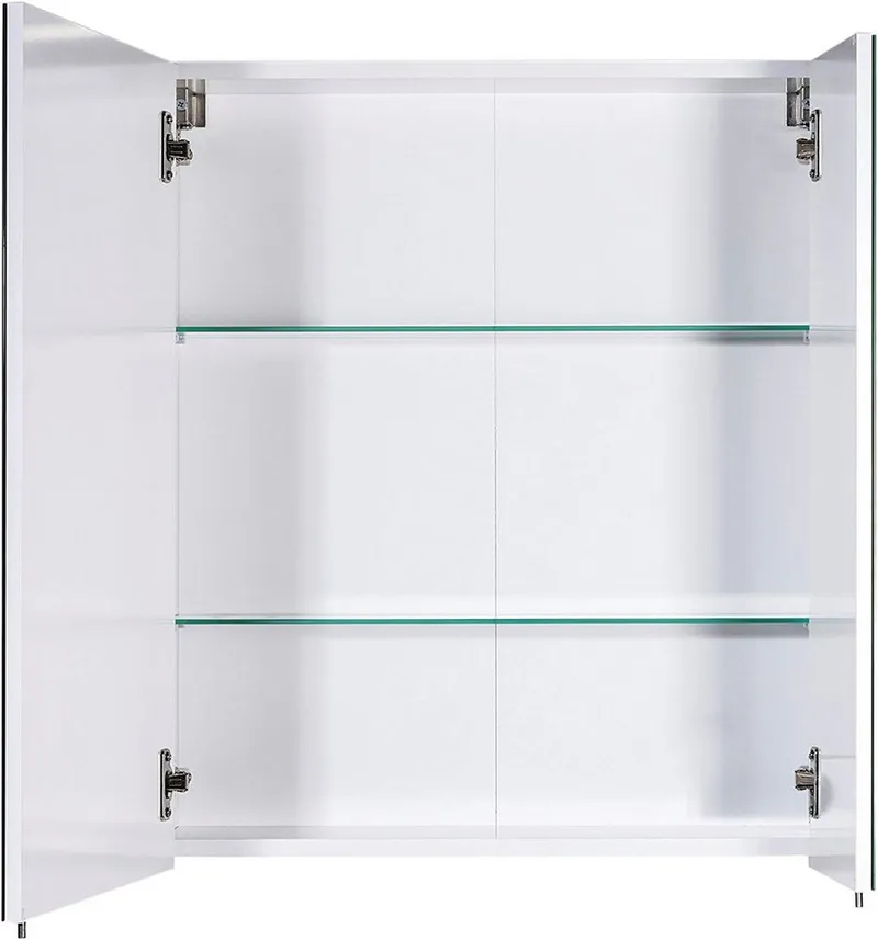 Schildmeyer Spiegelschrank Basic, Spiegelschrank, Made in Germany, B: 60 cm Solide Verarbeitung - Dieses Produkt ist in Deutschland gefertigt, Weiß, – Produktbild 4 von 5