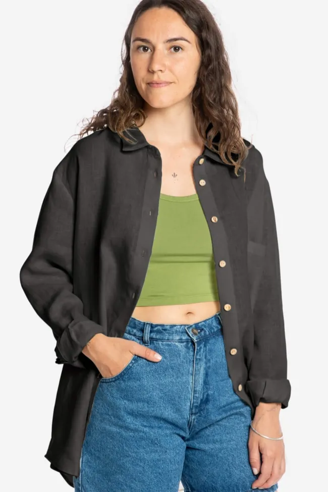 MATONA MATONA Damen vegan Shirt Schwarz, Schwarz, – Produktbild 2 von 2