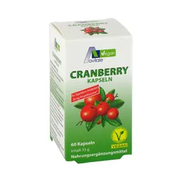 Avitale Avitale Cranberry vegan 400 mg 60 Kapseln – Produktbild 1 von 1