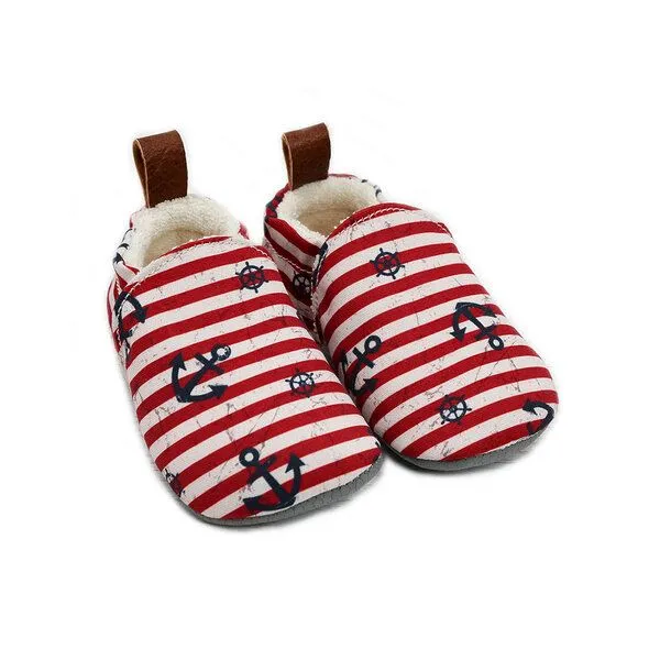 Pololo Pololo Barfuß-Hausschuhe aus Seaqual Yarn, Futter aus Baumwolle (organic) vegan, Anker, – Produktbild 1 von 4