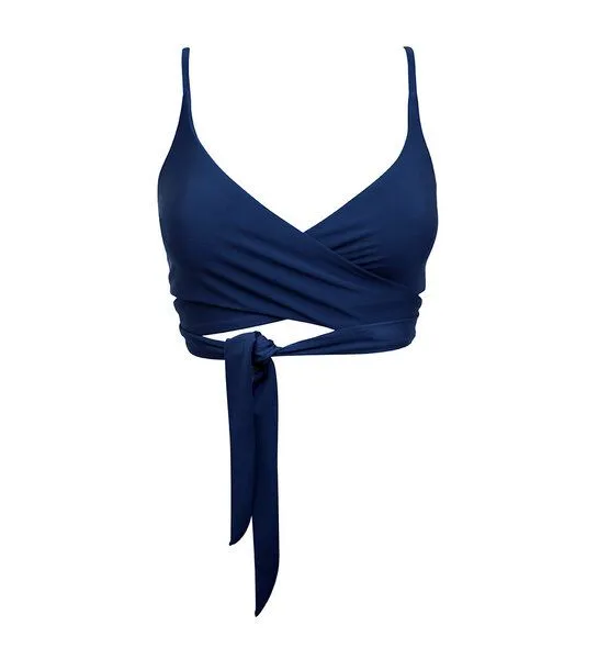 Anekdot Anekdot Bikini Top Lin, Navy, – Produktbild 1 von 4