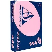 Clairefontaine 250 Blatt Clairfontaine Farbiges Kopierpapier 'Trophee' 120 g/m², DIN A4, rosa – Produktbild 1 von 1