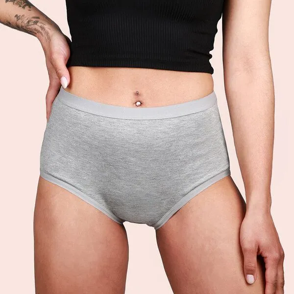 Taynie Ultra Periodenunterwäsche Biozidfrei 60°C Taynie Comfort Bamboo Ultra, Grau, – Produktbild 1 von 4