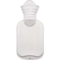 Fair Zone Fair Zone Wärmflasche aus Naturkautschuk, 0,7 l, weiß – Produktbild 1 von 1