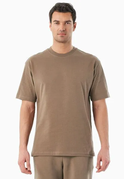 ORGANICATION ORGANICATION TUSSEM | Essentials Travel Unisex T-Shirt aus Bio-Baumwolle, Gravel, – Produktbild 2 von 4