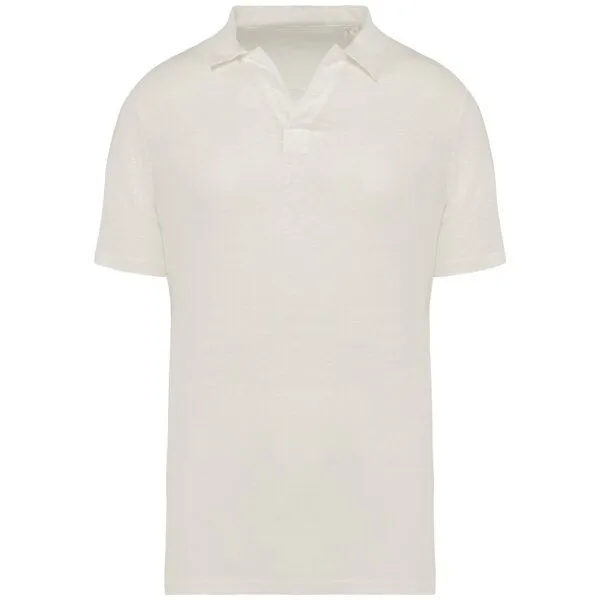 Greenspired Greenspired Herren Polohemd aus reinem Leinen S-3XL, Elfenbein, – Produktbild 1 von 1