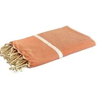 Just Be Just Be Hamamtuch / Strandtuch Chevron, Orange, – Produktbild 1 von 1