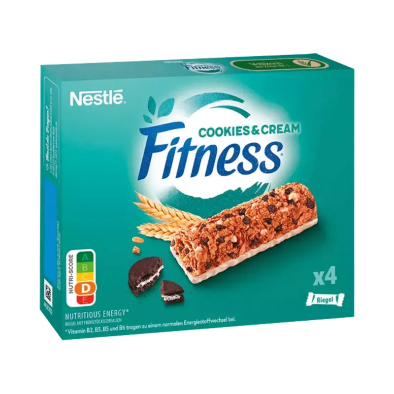 Nestlé Nestlé Fitness Getreideriegel Cookies & Cream, 94g – Produktbild 1 von 1