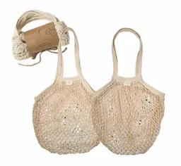 Susable Susable Einkaufstasche aus Bio-Baumwolle | Wiederverwendbare Netztasche | 2er-Set – Produktbild 1 von 1