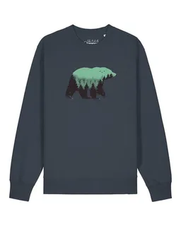 watapparel watapparel Sweatshirt Unisex Waldbär – Produktbild 1 von 1