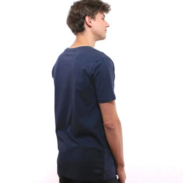 Spangeltangel Spangeltangel T-Shirt "Akkorde", Siebdruck, dunkelblau, Rundhals, kurzärmlig, Siebdruck, Musik, Blau, – Produktbild 3 von 3