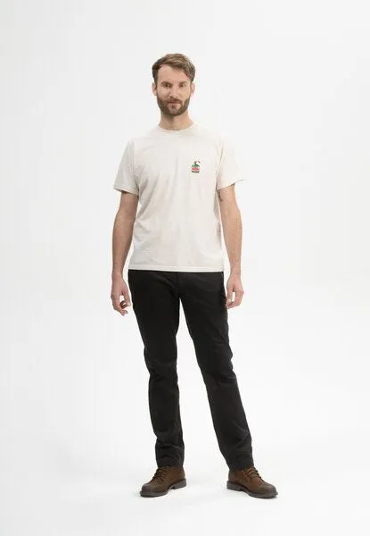 MELA T-Shirt Artist Edition Josha | von MELA | Fairtrade & GOTS zertifiziert, Cream melange / succo di mela, – Produktbild 4 von 8
