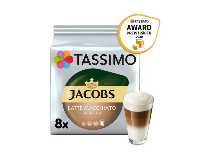 Tassimo Tassimo Kaffee Jacobs Latte Macchiato Classico, 8 Portionen – Produktbild 2 von 2