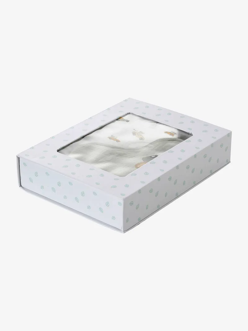 Vertbaudet Baby Geschenk-Set zur Geburt: Lätzchen, Mehrfarbig, – Produktbild 2 von 4