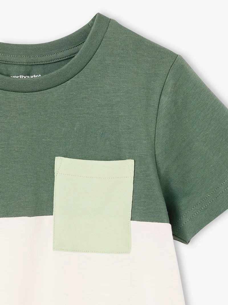 Vertbaudet Jungen T-Shirt, Englischgrün, – Produktbild 2 von 2
