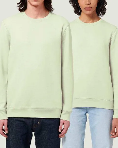 YTWOO YTWOO Unisex Sweatshirt | fairtrade & ökologisch, Grün (hell), – Produktbild 1 von 4