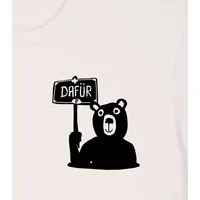 päfjes päfjes Der Bär ist DAFÜR! Du auch? - Fair Wear Männer Unisex Bio T-Shirt Siebdruck, Natur (vintage white), – Produktbild 1 von 1