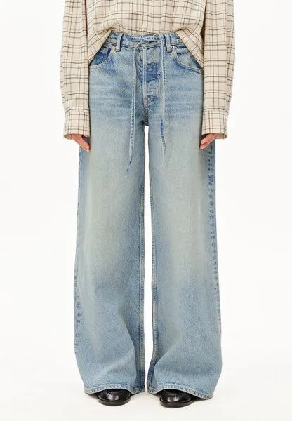 ARMEDANGELS ARMEDANGELS ASTRAEAAS Damen Wide Jeans Bio-Baumwoll Mix, Airy, – Produktbild 1 von 4