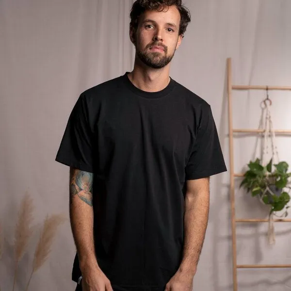 Vresh Clothing Vresh Clothing Vred - Oversized unisex T-Shirt aus Biobaumwolle, Schwarz, – Produktbild 1 von 4