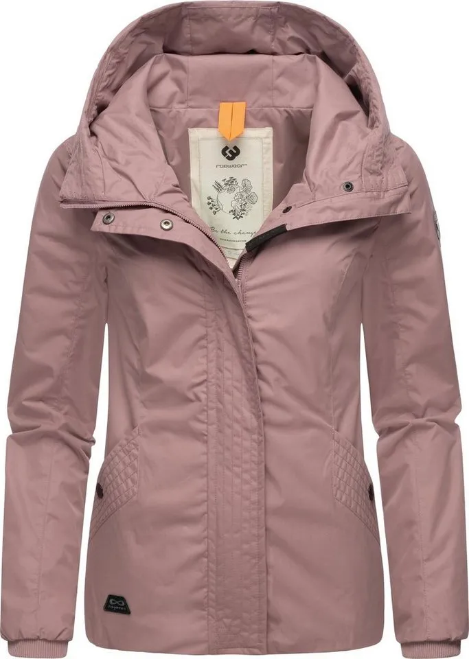 ragwear ragwear Outdoorjacke Vannesa Wasserdichte Damen Übergangsjacke mit Kapuze, Lila, – Produktbild 5 von 5