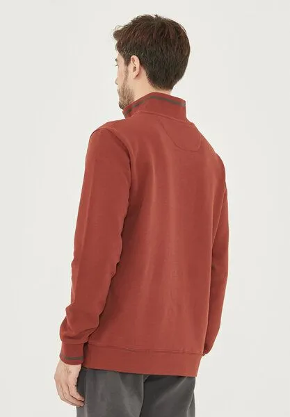 ORGANICATION ORGANICATION Sweatshirt aus Bio-Baumwolle mit Stehkragen, Ginger, – Produktbild 4 von 4