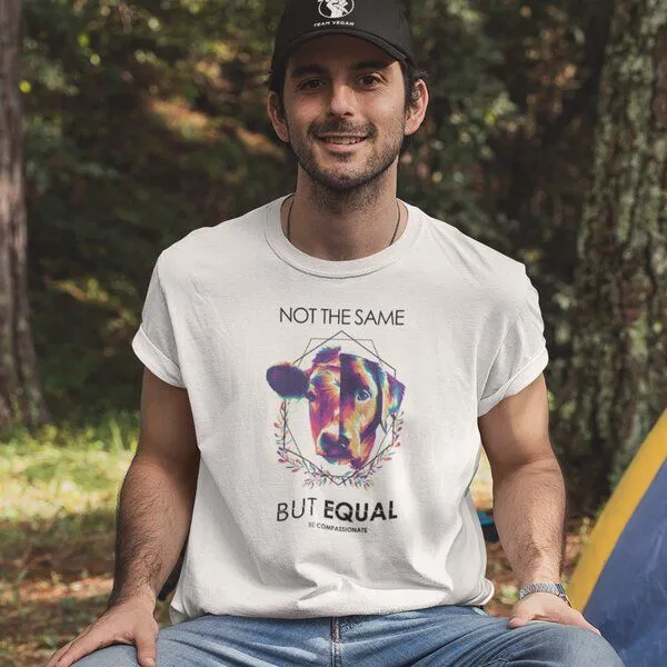 Team Vegan Team Vegan Unisex Organic Shirt 100% Bio-Baumwolle, Schwarz, – Produktbild 2 von 4