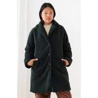 TWOTHIRDS TWOTHIRDS Damen vegan Mantel Itbayat Teddy Grün – Produktbild 1 von 1
