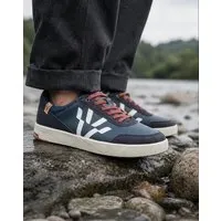 SAOLA SAOLA Cali M - leicht vegan sneaker mit elastischen Schnürsenkeln, Navy, – Produktbild 2 von 5