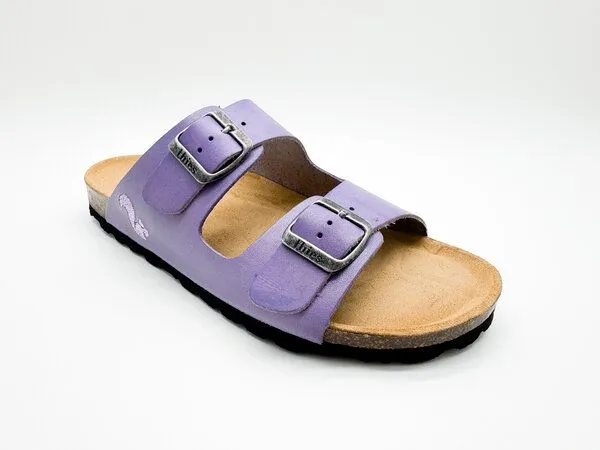 thies thies ® Eco Sandalen aus vegetabil gegerbtem Leder, Lavender, – Produktbild 2 von 4
