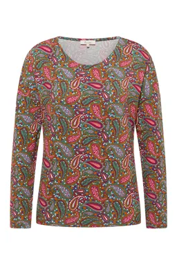Tranquillo Basic-Shirt Felicee aus Viskose - paisley / S – Produktbild 1 von 1