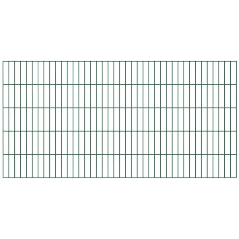 Alberts ALBERTS Doppelstab-Gittermatte, verz.grün, BxH2000x1000mm, Draht-Ø6/5/6, Masche50x200mm – Produktbild 1 von 1