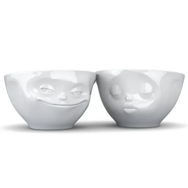 FIFTYEIGHT PRODUCTS FIFTYEIGHT PRODUCTS Schälchen 200ml küss&grins 2er Set – Produktbild 1 von 4