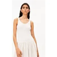 ARMEDANGELS ARMEDANGELS RIB Damen Kleid aus Bio-Baumwoll Mix, White, – Produktbild 1 von 1