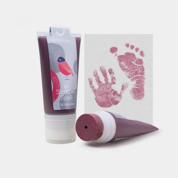 KINDACUTE KINDACUTE Bio Stempelspaß für Babys & Kids, Mulberry, – Produktbild 1 von 4