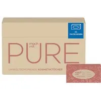mach m!t mach m!t PURE Kosmetiktücher + Box 2-lagig – aus recyceltem Karton - Made in Germany – Produktbild 1 von 1