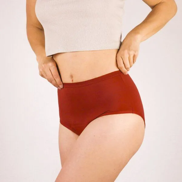 MYLILY MYLILY High Waist Hagebutte - Periodenunterwäsche aus Baumwolle – Produktbild 2 von 3