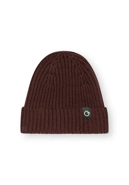 THOKKTHOKK ThokkThokk Unisex Beanie TT4001 aus Bio-Baumwolle, Deep mahogany (rot), – Produktbild 1 von 4