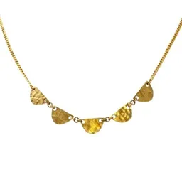 Swahili Coast Swahili Coast Messing Halskette Half Moon Choker – Produktbild 1 von 1