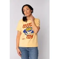 watapparel watapparel T-Shirt Frauen Coffee club, Brown, – Produktbild 1 von 1