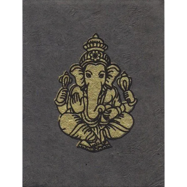 Just Be Just Be Briefkarte Ganesh, Grau, – Produktbild 1 von 3