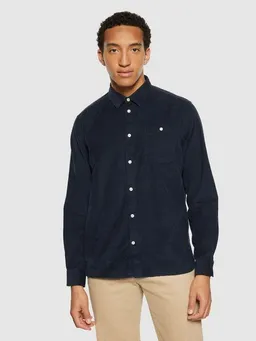 KnowledgeCotton Apparel KnowledgeCotton Apparel Cord Hemd - Baby cord custom fit shirt - aus Bio-Baumwolle – Produktbild 1 von 1