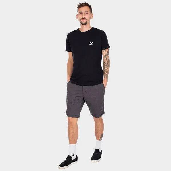 Iriedaily Iriedaily Golfer Chambray Short, Anthra mel. (grau), – Produktbild 4 von 4