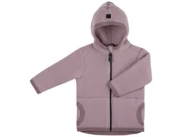 Pure pure by Bauer PURE PURE by Bauer Baby und Kinder Jacke mit Kapuze Bio-Merinowolle Fleece mauve Gr.86/92 – Produktbild 1 von 1