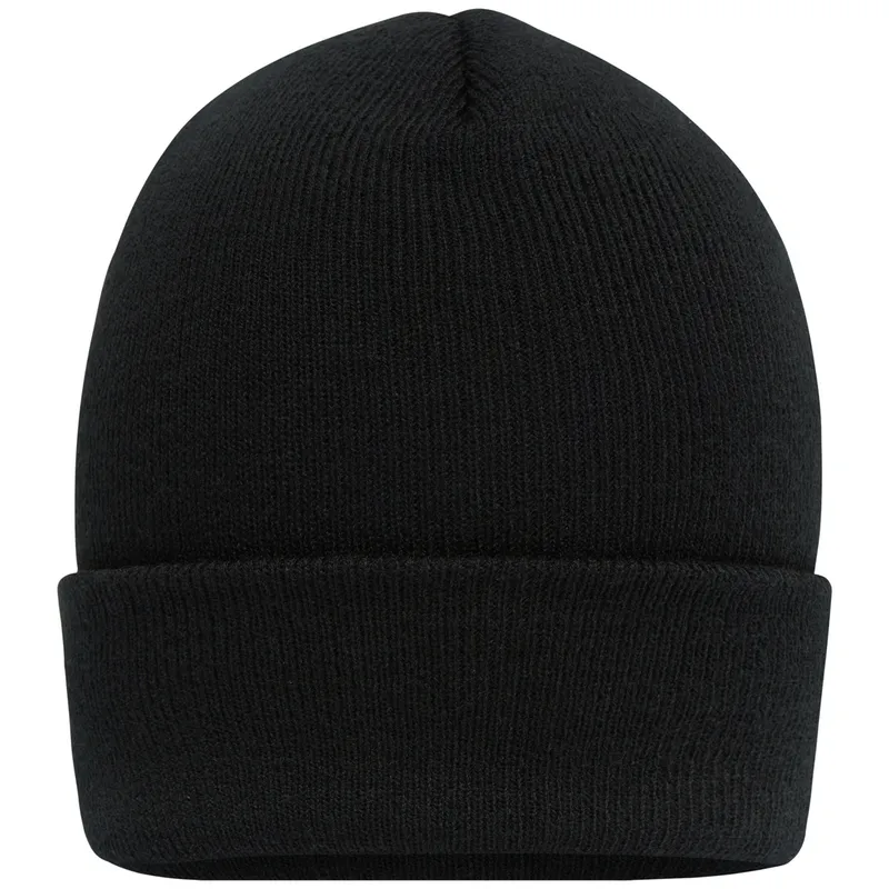Myrtle Beach myrtle beach Strickmütze mit breitem Umschlag MB7139 Einheitsgröße black – Produktbild 1 von 1