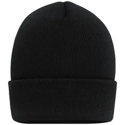 Myrtle Beach myrtle beach Strickmütze mit breitem Umschlag MB7139 Einheitsgröße black – Produktbild 1 von 1
