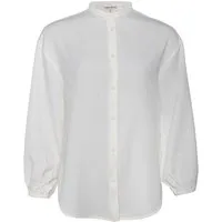 Living Crafts Living Crafts Bio-Damen-Hemdbluse "SIMONARA" mit Mandarinkragen, cloud dancer, Gr. 40 – Produktbild 1 von 1
