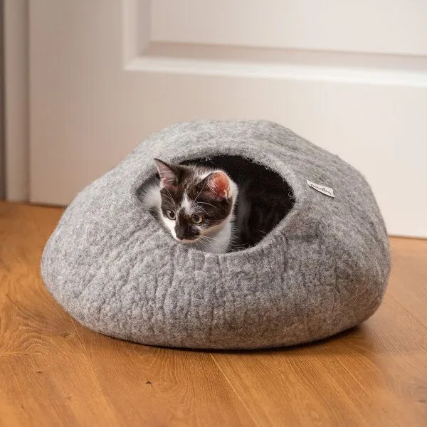 naturling naturling Filz Katzenhöhle - Katzenbett auch für große Katzen – Produktbild 5 von 8