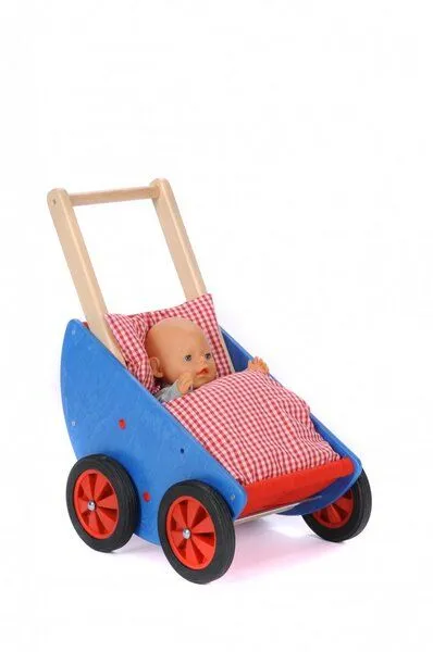 Bätz Holzspielwaren Bätz Holzspielwaren Stabiler Puppenbuggy - Einfach toll für die Kleinen – Produktbild 5 von 6